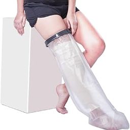 Vissco Cast Cover (From Ankle Upto Thigh), Cast Cover Waterproof For Left & Right Legs, To Protect Bandage Against Water Exposure During Bath/Shower, Protect the Injury - Universal (Grey)-image-15