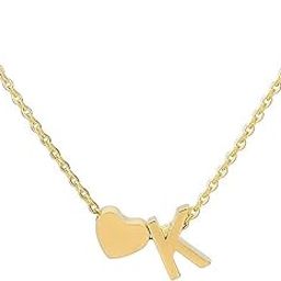 Glossy Heart Love Dainty 18K Gold Pendant Necklace Chain for Women-image-40