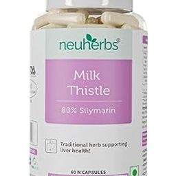 Neuherbs Milk Thistle - 60 Capsules| Liver detox supplement With 800 Mg Of Silymarin | Supports Healthy & Strong Liver-24