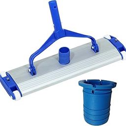 POOLTOOL Swimming Pool Vacuum Head 18 Inch & Extra Hose Adaptor, All Type of Pool Floor Cleaner, 18" Aluminium Cleaning Brush with EZ Clips-image-54