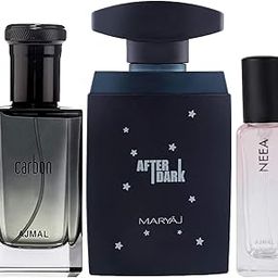 Ajmal Carbon & Maryaj After Dark each of 100ML & Neea of 20ML EDP Pack of 3 (Total 220ML) for Men & Women (+ 2 Perfume Testers)-10
