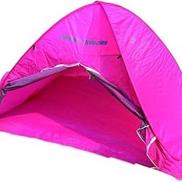 Veera One Touch Camping Tent | Material: Polyester | Wateproof | UV Protection | Outdoor Activities Use | with Carry Bag | for 4 Person | Size: 200x200x120 cm | Color: Pink-image-51