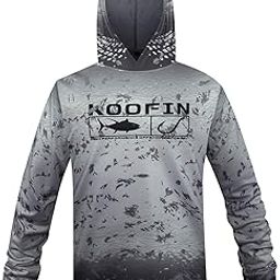 Performance Fishing Hoodie 50 Sunblock Shirt SPF Long Sleeve Quick-Dry Sweatshirt Fade Pattern-67