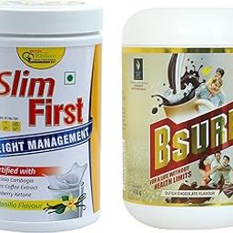 British Lifescience SlimFirst (Vanilla) & Bsure Sugar Chocolate Combo | Health Supplemment with Essential Nutrient|-picture-15