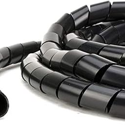 1/8 Inch Black Polyethylene Spiral Wrap - 50 Feet-picture-11