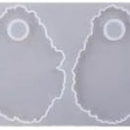 BanteyBanatey® Makeup Pallate Mould Resin Art Silicone Casting Mould Jewellery Moulds DIY Coaster Molds for Paint Plate Cosmetic Tray Plate Making Mold Nail Art Painting Plate (Pack of 1)-picture-11