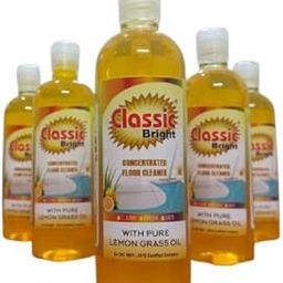 Classic Bright Concentrated Surface & Floor Cleaner Pack of 2 | 200 ML| Contain lemon grass oil | Essential Liquid Cleaning Solution-image-99
