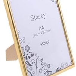 ATORSE Craft Kits 2xA4 Size Wooden Diploma Certificate Photo Artwork Picture Frame Golden-Crafts- Home Arts & Crafts- Framing & Matting- Frames & Supplies-image-79