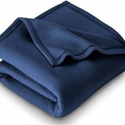 N G PRODUCTS Plain Polar Fleece Single Bed Blanket Warm Soft & Comfortable for Winter/AC Room/Hotel/Donation / Travelling_Size - 60 * 90 inch, Color-Blue-image-9