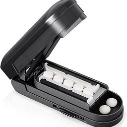 Multiple Pill Splitter, Adjustable Pill Splitter Cutter with Accurate Pill Alignment, Stainless Steel Cutting Blade and Blade Guard for Multi Tablets, Vitamins (Black)-27