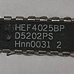 HEF4025BP Triple 3-Input NOR Gate IC, D5202PS-image-17
