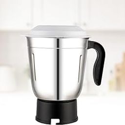 NISSAN HOME APPLIANCES® Stainless Steel 1020 ml Jar for Juicer Mixer Grinder (JMG) | 6-Teeth Couplet 6-fin blade With Aluminium Socket | Models Comaptable with Bajaj Maharaja Kenstar Crompton Polar-image-77