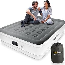 Cosi Home King Sized Air Bed - Premium King Inflatable Mattress With a Built-in Electric Pump, Integrated Raised Pillow and Storage Bag-image-4