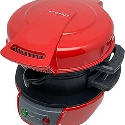 Sandwich Maker Multipurpose with Egg Cooker Rings for Hamburger Mini Waffles Red Grills & Griddles-image-97