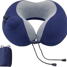 Inflatable Travel Pillow Inflatable Neck Pillow for Sleeping Office Airplane Blue-image-97