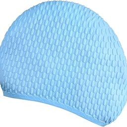 Adults Swim Men Women Swimng for Long Hair Short Hair Blue -Layfoo-image-50