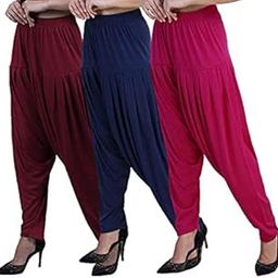 Viscose Patiala Drawstring Combo 3 for Women-65
