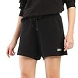 Women's Mid Rise Black Regular Fit Shorts-picture-18