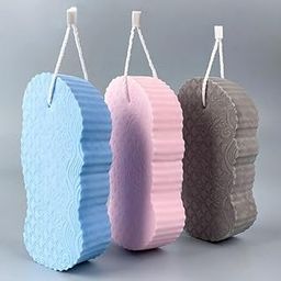 Ultra Soft Bath Body Shower Sponge, Magic Bath Sponge Dead Skin Remover, Super Soft Exfoliating Bath Sponge Painless Scrub Sponge for Adults Children and Pregnant Women-image-85
