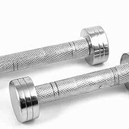 Fratii's Fixed Alloy Steel Steel Dumbbells (1kg) - Pack of 2-image-99