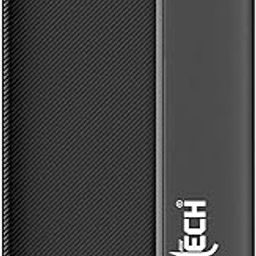 FRONTECH Power Bank 10000mAh, 10W Fast Charging, Dual USB (Output), Mini USB &Type C (Input/Output), Lithium Polymer Battery, Compact Pocket Size Design with LED Indicators, Black-8