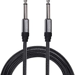 MX 6.35mm P-38 MONO MALE TO MALE GUITAR/INSTRUMENT CABLE (1.5m),Black-picture-26