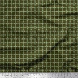 Soimoi Polyester Crepe Fabric Check Shirting Print Fabric by Meter 52 Inch Wide-image-58