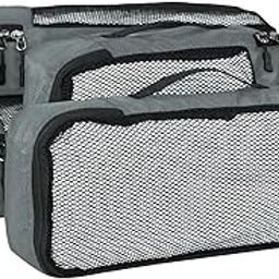 Packing Cubes/Travel Pouch Bag - Suitcase Organiser Set of 4 (2 Small And 2 Slim) -Grey-image-39