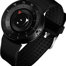 Premium Black Dial Uniq Design with Latest Trand Synthetic band Analogue Watch for Boy's and Men's Pack of - 1(Black-Deyzon)-picture-29