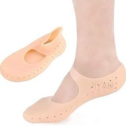 HOME CRAF Anti Crack Full Length Silicone Foot Protector Moisturizing Socks for Foot-Care and Heel Cracks,socks for cracked feet,heel pad for heel pain,anti crack heel socks moisturizing silicone gel(1-Pair)-image-83