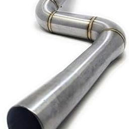 kiton Stainless Steel Exhaust Middle Muffler Bend Pipe for Bajaj Dominar 400/ Bajaj Pulsar 200NS/ Bajaj Pulsar RS200, Dominar Bend Pipe Slip-On-1