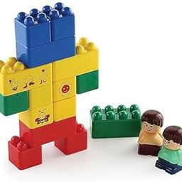 Budetto Multicolor Interlocking Blocks Set – Creative Building & Stacking Construction Toy | Educational Activity Blocks Playset for Kids | Fun Learning Toy for Boys & Girls-image-7
