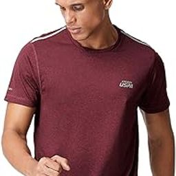 Mens Solid Polyester Crew Neck Regular Fit T-Shirt-picture-12