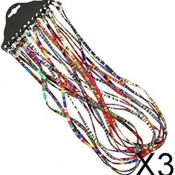 ™ 3x12x Colourful Cotton Eyeglasses Rope Sunglasses Strap Holder Retainer String | Vision Care-image-6
