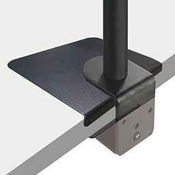 Steel Monitor Mount Reinforcement Plate Fits Most Monitor Desk Mount，for Fragile Tabletop Protection (Black, Square-1)-picture-26