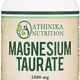 Magnesium Taurate Supplement for Cardiovascular Health to Boost Magnesium Levels (1,500mg per Serving, 210 Vegan Capsules) Non-GMO, Gluten Free Supplements-image-86