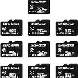Micro Center 16GB Class 10 Micro SDHC Flash Memory Card with Adapter for Mobile Devices, Phone, Tablet, Drone Storage and Full HD Video Recording - 80MB/s UHS-I, C10, U1 (10 Pack)-17