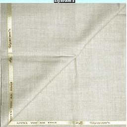 Siyaram's Viscose Blend Self Design White (Ivory) Colour Unstitched Trouser Fabric - 1.20 Mts / VV1093-picture-16