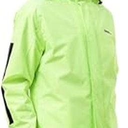 ZEEL Rain Coat for Men Waterproof for Bike Riders with Adjustable Hood along with inner pockets,Waterproof Rainwear Suit with Polyester Jacket and Pants, AZ18-22