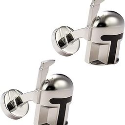 Helmet Cufflink For Men (Silver)-33