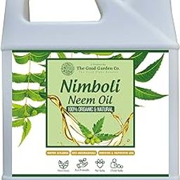 The Good Garden Co.Water Soluble Neem Oil for Plant 5 Litre 100% Pure Natural Repellent for Organic Farming and Gardening-image-43