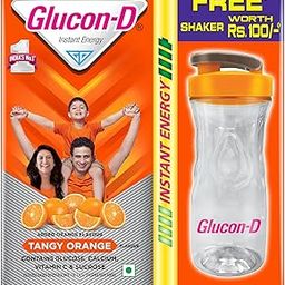 Glucon-D Tangy Orange Glucose Powder(450G + 50G Free, Refill)For Tasty & Healthy Orange Flavoured Glucose Drink| Provides Instant Energy| Vitamin C Supports Immunity| Contains Calcium For Bone Health-31