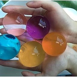 SSKR Crystal Jumbo Jelly Water Balls Rubber Jelly Round Shape Beads Growing Orbezz - 50 GMS | Approx 180+ Jumbo Balls Inside-20