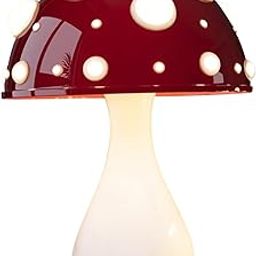 ARTISOUL® Table Lamp Cartoon Mushroom Gift Decoration Lamp for Home Vanity Living Room White Base | Lamps, Lighting & Ceiling Fans | Lamps-image-48