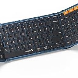 ProtoArc Foldable Bluetooth Keyboard, XK01 Folding Wireless Portable Keyboard with Numeric Keypad, Full-Size Travel Keyboard for Windows iOS Android Tablet Smartphone Laptop PC, Midnight Blue-image-32