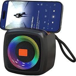 VEHOP BASS Buddy RGB Wireless Bluetooth Speaker with Mic & 8Hrs Playtime, 3D Sound and Shocking Bass, Also Support Pen Drive, SD Card, FM & Call Function for Android & iOS-image-32