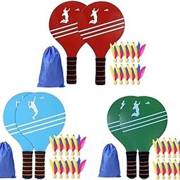 UJEAVETTE Beach Tennis Paddle Beach Tennis Racket with Carry Bag for Outdoor Beach Gym Blue-image-6