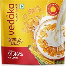 Amazon Brand - Vedaka Corn Flakes | 1.2 Kg | Super Saver Pack | Contains 91.46% of Corn |Crispy | Classic Breakfast Favorite | No Added Preservatives-11