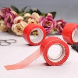 Prime 1 Piece Double Sided Wig Tape Transparent Toupee Tape For Extended Wear Hair System Hair Patch Tape For Men Hair Bonding Tape Red Pack Of 1-image-3