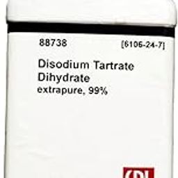 SRL Disodium Tartrate Dihydrate extrapure, 99%, 500GM, CAS: 6106-24-7, Molecular Formula: C4H4Na2O6.2H2O, Storage: Room Temperature, Shelf Life: 60 Months, for laboratory and industrial use-30
